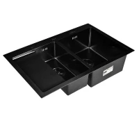 Кухонная мойка Wisent 78 WS37851B-SR/WS-02-2B/W302644B цвет Графит