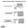 Кухонная мойка Wisent 78 WS37851B-SR/WS-02-2B/W302644B цвет Графит