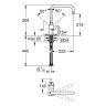 Смеситель для кухни Grohe Minta 32488000 Хром латунь