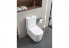 Унитаз компакт Aquatek Optima Plus Square AQ4451-00 цвет Белый с бачком и сиденьем Микролифт