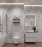 Столешница под раковину Aquanet Flat 70 345763 цвет Мрамор