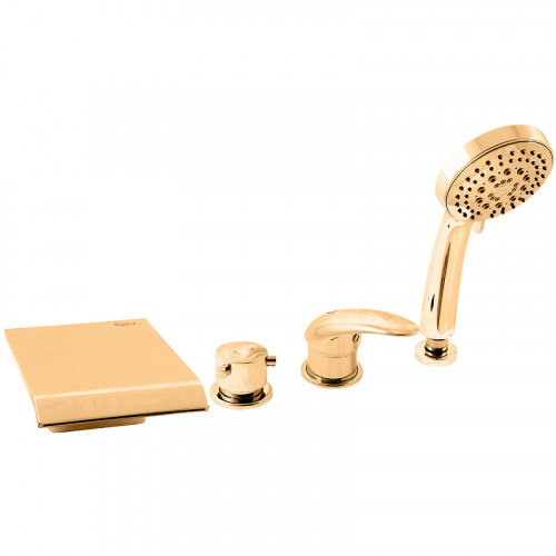 Смеситель на борт ванны Rav Slezak Dunaj D473.5PZ Золото латунь