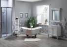Тумба с раковиной Aquanet Селена 105 233695 Белая Патина серебро МДФ / ЛДСП