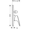 Смеситель для душа Hansgrohe Logis 71406000 Хром