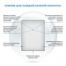 Зеркало Wellsee 7 Rays' Spectrum 80 172200760-172200770 цвет Черный матовый