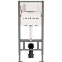 Инсталляция Ceramicanova Balance CN121001 для унитаза без клавиши смыва пластик