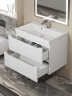 Тумба с раковиной Uperwood Tanos 70 291020226 подвесная цвет Белый матовый
