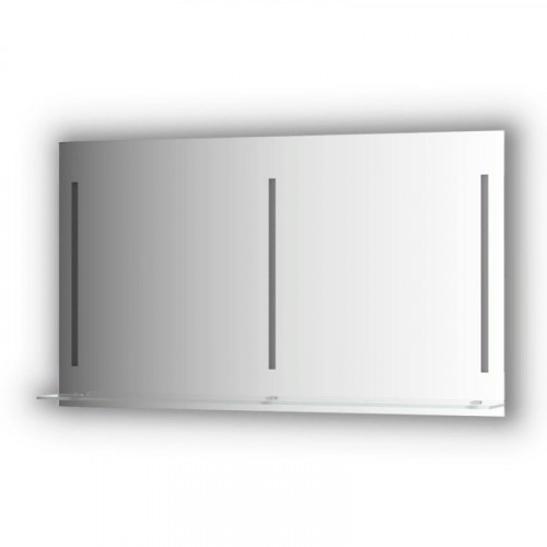 Зеркало Evoform Ledline-S 75х130 с подсветкой стекло