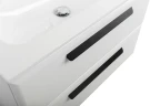 Тумба под раковину Cezares Eco-Cer-N 80 ECO-CER-N-800-2C-SO-BO подвесная Bianco Opaco без ручек МДФ / ЛДСП