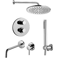 Комплект смесителей Paffoni Light KITLIQ018CR006 Хром латунь