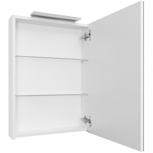 Зеркальный шкаф Roca Oleta 50 R A857644501 с подсветкой Белый матовый