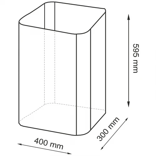 Корзина для белья WasserKRAFT Nuthe WB-910-L с крышкой Черная