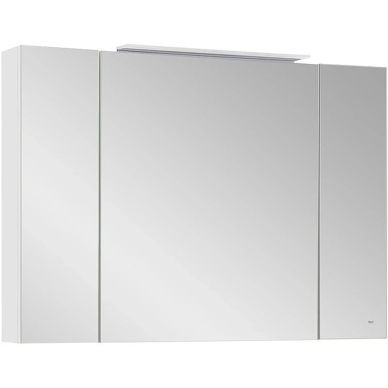 Зеркальный шкаф Roca Oleta 100 A857648806 с подсветкой Белый глянцевый
