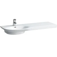 Мебельная раковина Laufen Palace New 120 L 8.1670.6.000.104.1 Белая