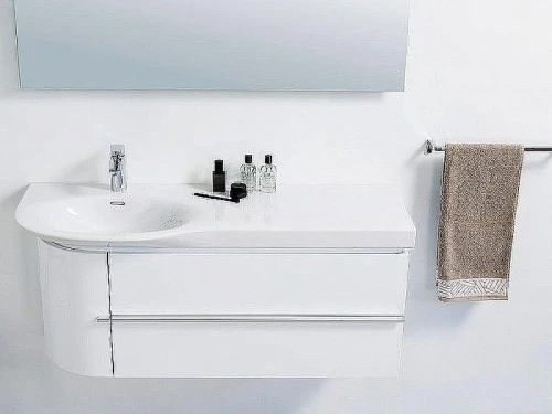 Мебельная раковина Laufen Palace New 120 L 8.1670.6.000.104.1 Белая
