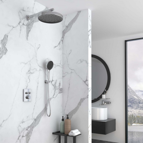 Душевая система Vincea Inspire VSFW-3I21MT2CH с термостатом Хром латунь встраиваемый