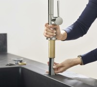 Смеситель для кухни Hansgrohe Talis M54 72801800 Сталь латунь