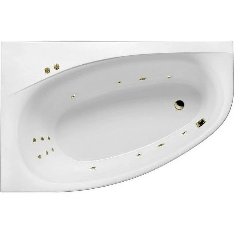 Акриловая ванна Excellent Kameleon 170x110 L WAEX.KML17.LINE.BR с гидромассажем