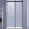 Душевая дверь Vincea Como-N 160 VDS-4CN160CLB профиль Черный стекло прозрачное