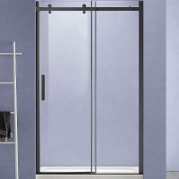 Душевая дверь Vincea Como-N 160 VDS-4CN160CLB профиль Черный стекло прозрачное
