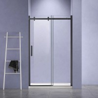 Душевая дверь Vincea Como-N 160 VDS-4CN160CLB профиль Черный стекло прозрачное
