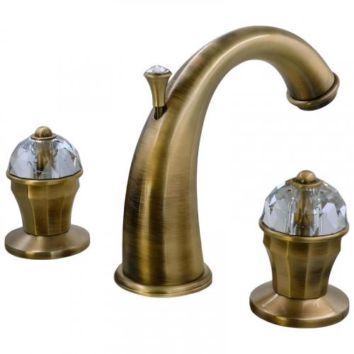 Смеситель для раковины Migliore Prestige Crystal 32765 цвет Бронза