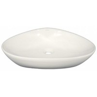 Раковина-чаша CeramaLux 59 7472B Белая фаянс накладная