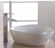 Раковина-чаша CeramaLux 59 7472B Белая фаянс накладная