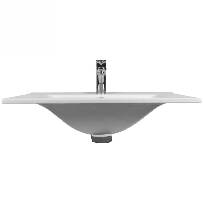 Тумба с раковиной Bond Wave 60 T01600-S05W подвесная Белая глянцевая МДФ / ЛДСП