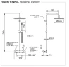 Душевая система Remer Elegance EQ32X7MMM30CFP с термостатом цвет Черный брашированный хром