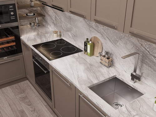 Кухонная мойка Oulin 44 OL-F101 цвет Сатин