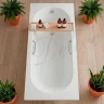 Ванна из искусственного камня Delice Bravo 160х70 DLR330033R-G цвет Белый