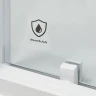 Душевой уголок WasserKRAFT Rhin 110x100 44S16 профиль Белый стекло прозрачное