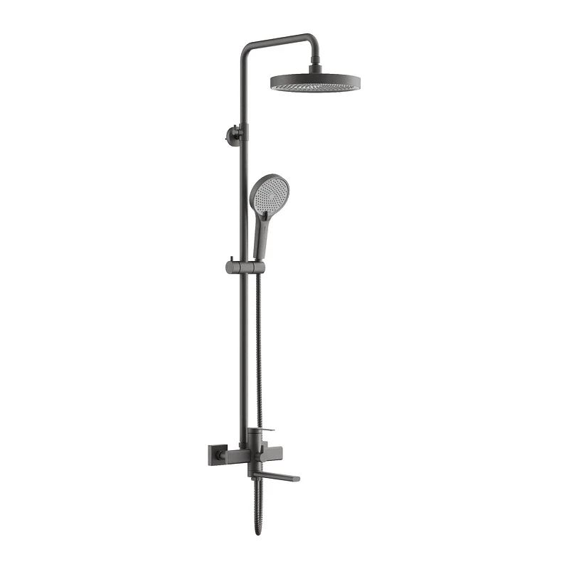 Душевая система Belz B813-3 B24813-3 цвет Оружейная сталь