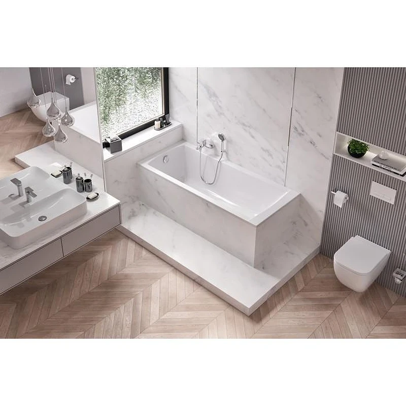 Акриловая ванна Excellent Aquaria Slim 160x70 WAEX.AQU16WHS цвет Белый