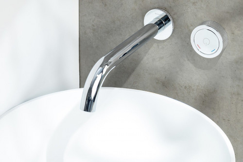 Смеситель для раковины Boheme Tech 158/2-CR Хром латунь встраиваемый