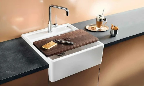 Кухонная мойка Blanco Panor 60 514501 Белая керамика встраиваемый