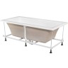 Акриловая ванна Berges Tari 170x80 050030 без гидромассажа