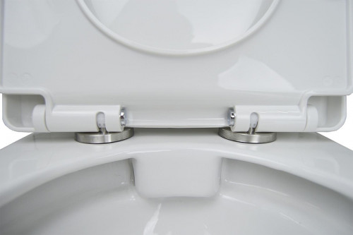 Унитаз компакт Azario Fretta AZ-1223 цвет Белый с бачком и сиденьем Микролифт