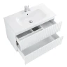Тумба под раковину Art&Max Elegant 100 AM-ELEGANT-1000-2C-SO-BM-LED подвесная цвет Белый матовый