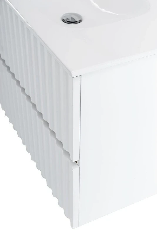 Тумба под раковину Art&Max Elegant 100 AM-ELEGANT-1000-2C-SO-BM-LED подвесная цвет Белый матовый
