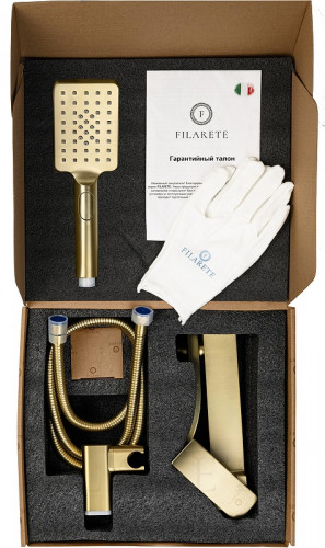 Смеситель для ванны FILARETE Waterfall FL2110MG цвет Золото матовое