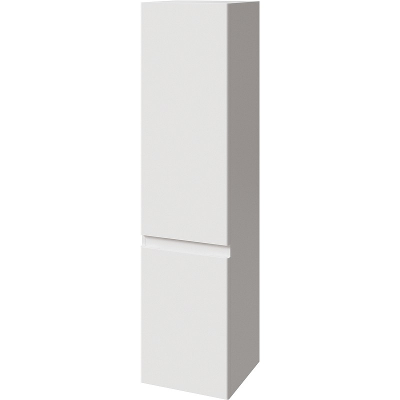 Шкаф пенал Caprigo Forte 35 L 36150L-SF027 подвесной Белый матовый МДФ / ЛДСП