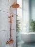 Душевая система AltroBagno Beatrice 030423 ROr с термостатом цвет Розовое золото