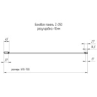 Душевая стенка RGW Z-050-1 70 352205107-11 профиль Хром стекло прозрачное