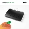 Унитаз с инсталляцией Iddis Basic BASBI02i73 с сиденьем Микролифт и Черной матовой клавишей смыва