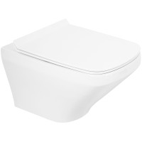Унитаз BelBagno Sela BB3201CHR/BB3201SC подвесной Белый с сиденьем Микролифт фаянс подвесной