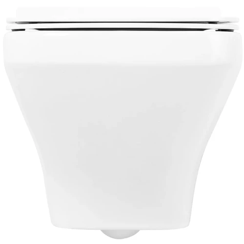 Унитаз BelBagno Sela BB3201CHR/BB3201SC подвесной Белый с сиденьем Микролифт фаянс подвесной