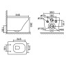 Унитаз BelBagno Sela BB3201CHR/BB3201SC подвесной Белый с сиденьем Микролифт фаянс подвесной