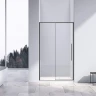 Душевая дверь Vincea Slim-N 140 VDS-4SN140CLGM профиль Вороненая сталь стекло прозрачное